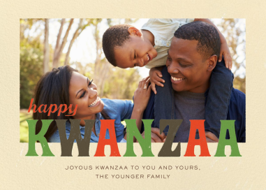 Kwanzaa Time - Greeting Card by Paperless Post