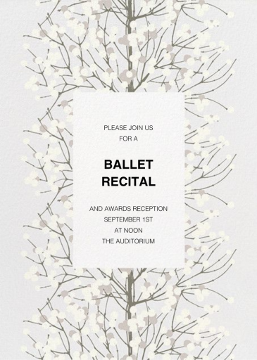 Lumimarja - Recital Invitation by Marimekko