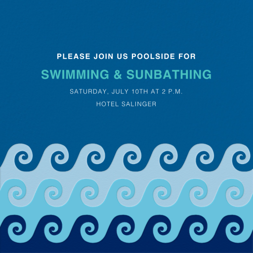 Tide Pool - Party Invitation by Jonathan Adler