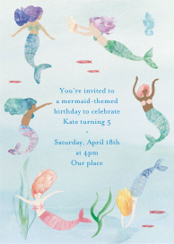 Mermaid Lagoon - Birthday Invitation by Meri Meri