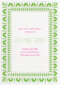 A Splendid Dutch Pot - Baby Shower Invitation by Mr. Boddington's Studio