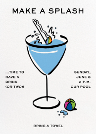 Diva Dive - Cocktail Party Invitation by Rob Wilson