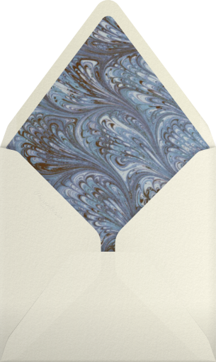 Cream Interior Border - Paperless Post Envelope