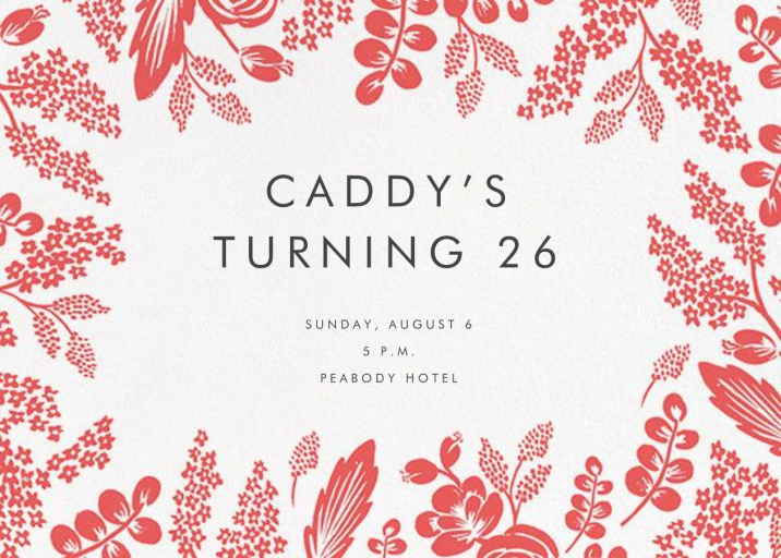 Heather and Lace (Photo) by Rifle Paper Co. - Back