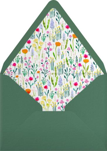 Wild Blooms - Paperless Post Envelope