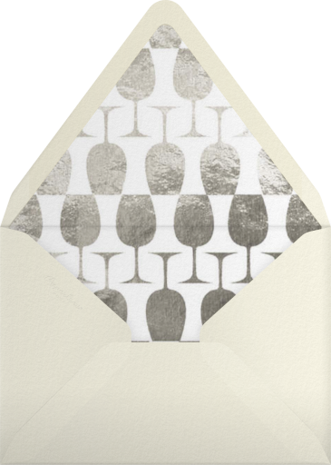 Wineglass Foil - Paperless Post Envelope