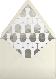 Wineglass Foil - Paperless Post Envelope