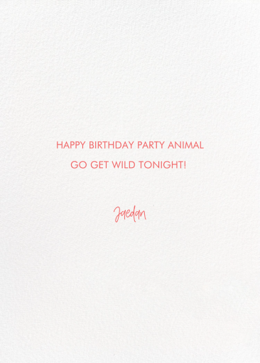 Birthday Baddie - Birthday Card by 2021 Co. - Back