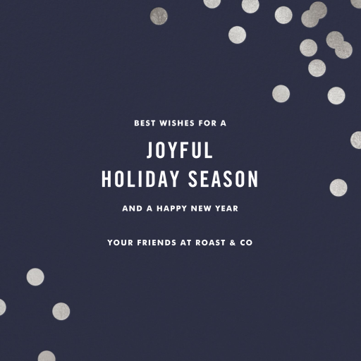 Confetti (Square) - Business Holiday Card by kate spade new york