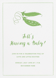 Peas in a Pod - Baby Shower Invitation by Paperless Post