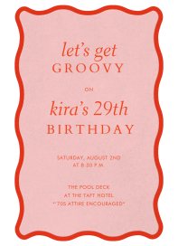 Rippled Trim - Birthday Invitation by Paperless Post