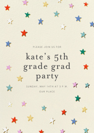 Falling Stars - Party Invitation by Ashley G