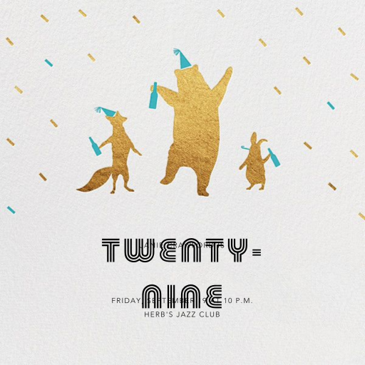 Party Animals - Birthday Invitation by Paperless Post