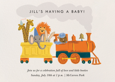Little Engine - Baby Shower Invitation by Rifle Paper Co.