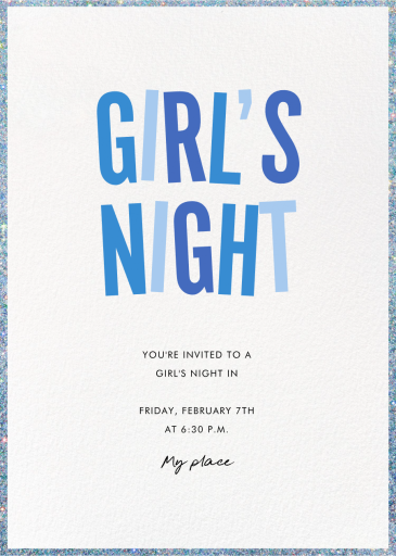 Sparkle Soirée - Girls' Night Invitation by Paperless Post