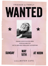 Most Wanted - Celebration Invitation by Paperless Post