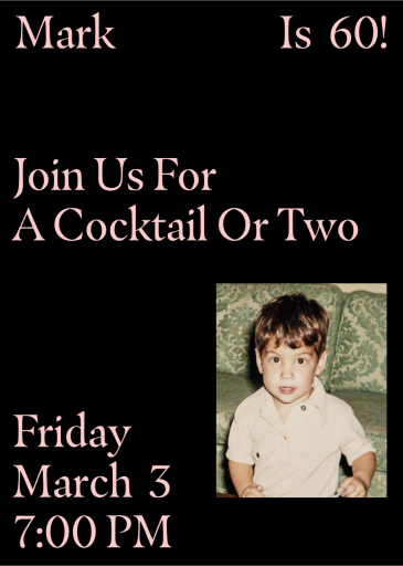 Photo Retro Boy Birthday Invitation