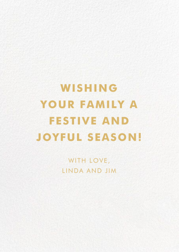 Merry Flowers - Christmas Card by Hello!Lucky - Back