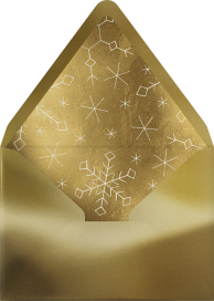 Vintage Snowflakes - Paperless Post Envelope