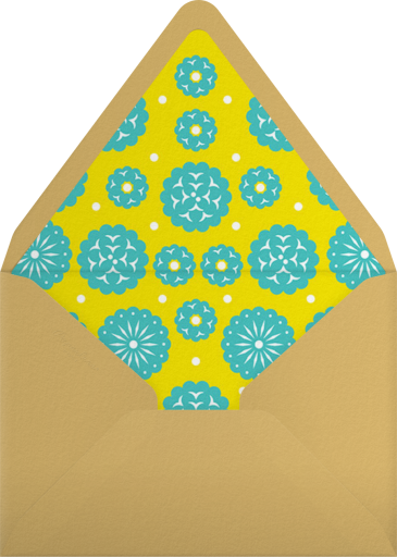 Fiesta Banner - Paperless Post Envelope