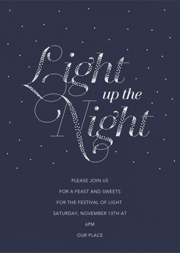 Lighted Night - Diwali Invitation by Paperless Post