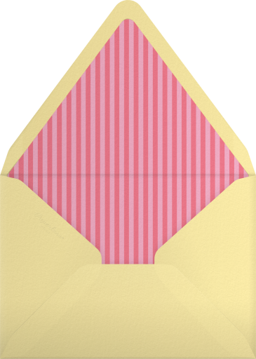Peanuts Dance Party Invitation Envelope