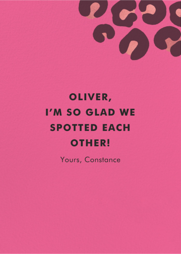 Seeing Spots - Valentine's Day Card by Hello!Lucky - Back