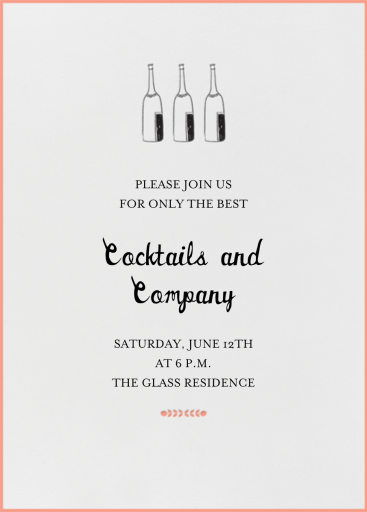 Bubbly for All - Summer Party Invitation by Mr. Boddington's Studio