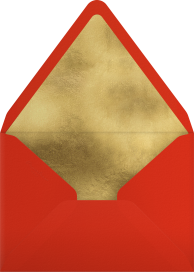 Holiday Car Illustration Invitation Envelope