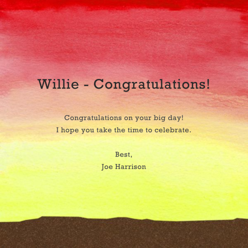 Safari - Greeting Card by Paperless Post - Back