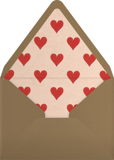 Engaged Hearts - John Derian Envelope