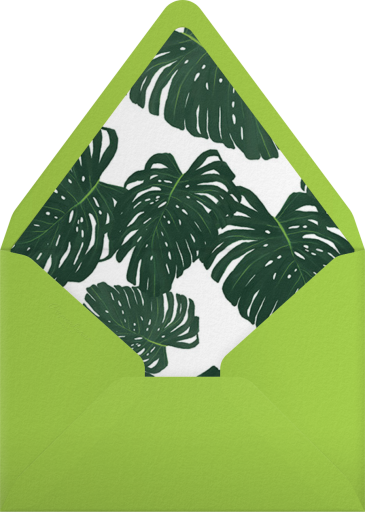 Monstera (Invitation) - Paperless Post Envelope