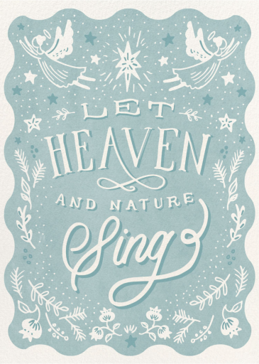 Heaven and Nature Angels Card