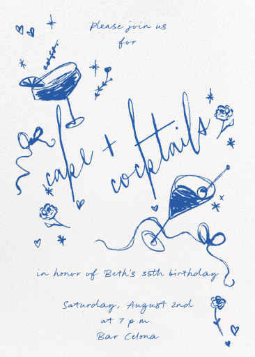Forever Toast - Birthday Invitation by Paperless Post