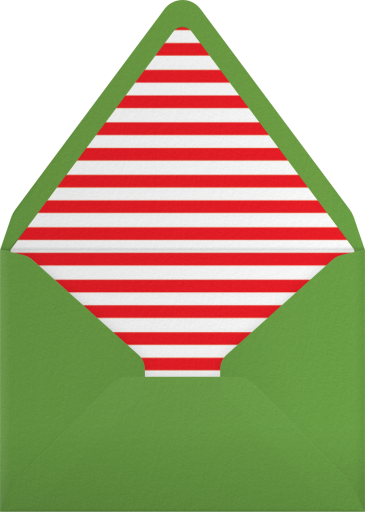 Candy Cane Type - The Indigo Bunting Envelope
