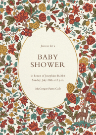 Wild Florals - Baby Shower Invitation by Liberty