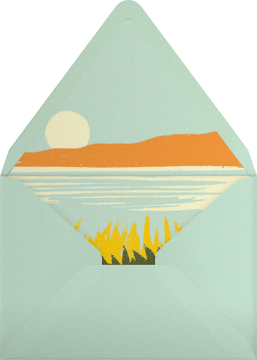 Seaside Sunrise - Paperless Post Envelope