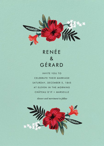 Kona Floral - Invitation by Rifle Paper Co.