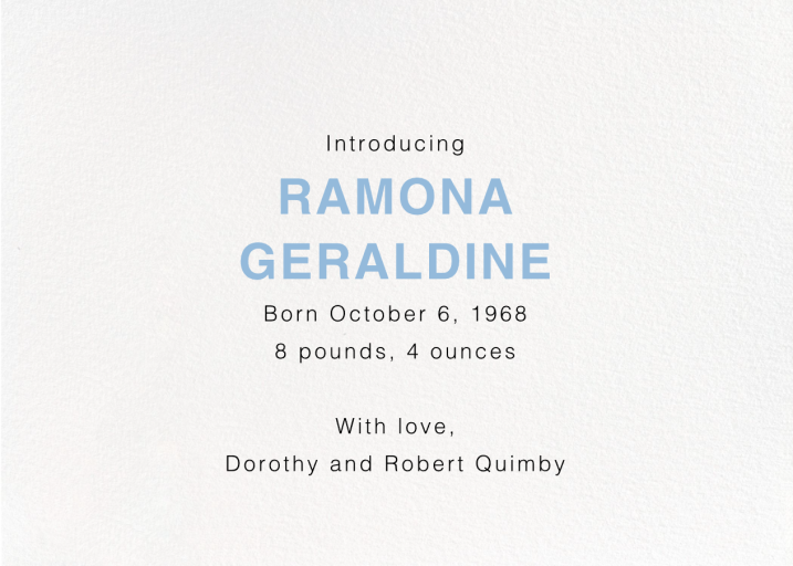 Full-Page Photo Horizontal (Double-Sided) by Paperless Post - Back