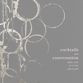 Metallic Circles Watermark by Kelly Wearstler