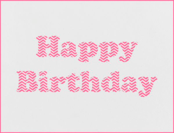 Chevron Birthday - Birthday Card by Paperless Post