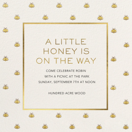 Worker Bee - Baby Shower Invitation by Schumacher