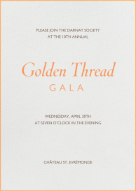 Edge Stain Ivory - Gala Invitation by Paperless Post