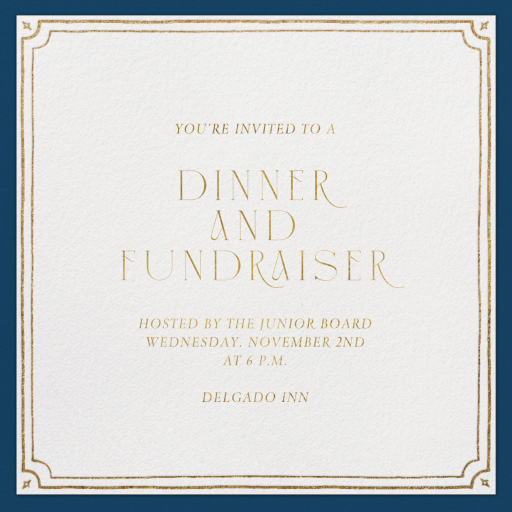 Golden Frame - Invitation by Inquisited