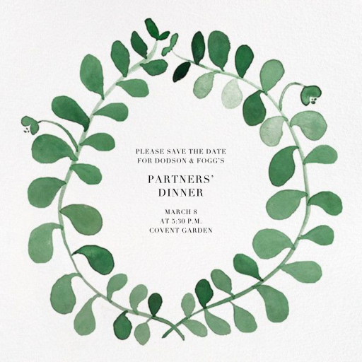 Mirabell (Square) - Event Save the Date by Linda and Harriett