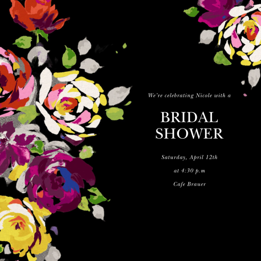 Rosy Dreams - Bridal Shower Invitation by kate spade new york