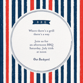I'll Take Two Burgers - Labor Day Invitation by Mr. Boddington's Studio