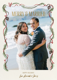 Minimal Garland Border by Paperless Post