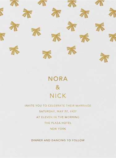 Tie the Knot by Oscar de la Renta