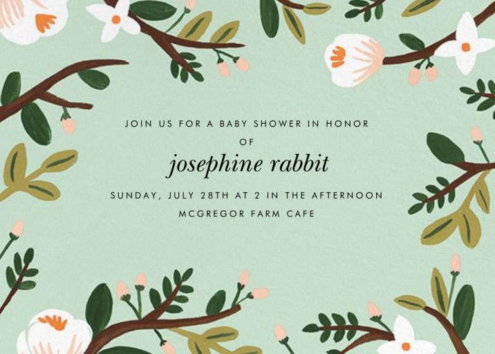 Floral Glade - Baby Shower Invitation by Rifle Paper Co.